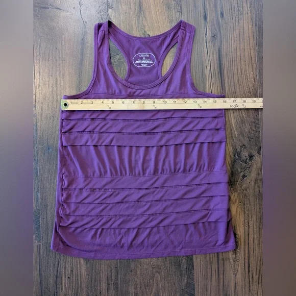 Oiselle Women’s Pleat Tank Plum Purple Size 6 - Picture 7 of 7